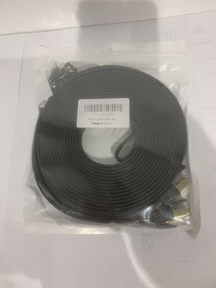 Cablu Ethernet RJ45 STP Cat 8 40Gbps 2000MHz,modem router switch -5m-