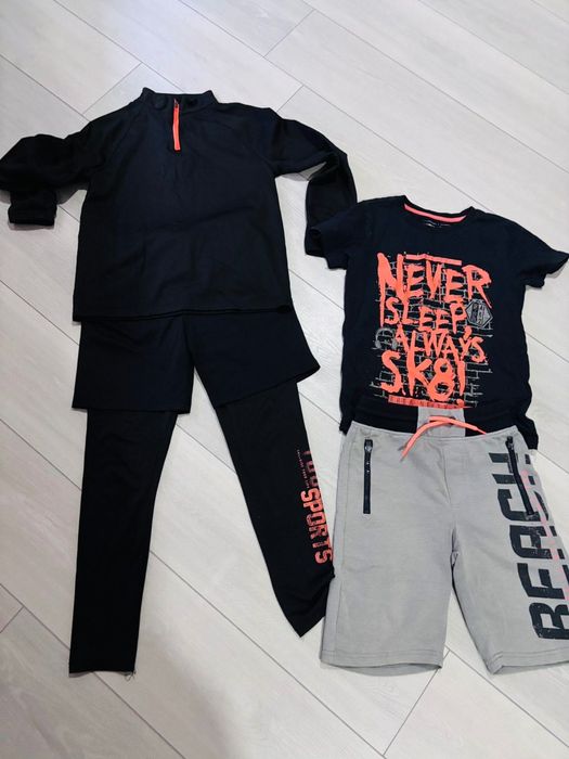 Сетове яке панталон блуза 134 см