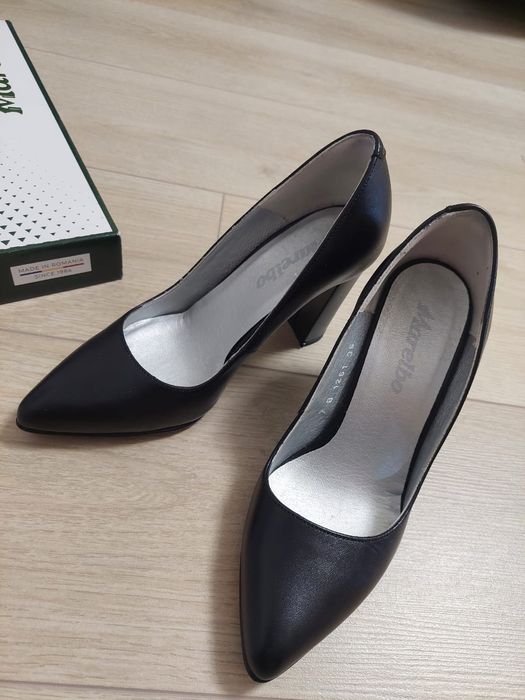 Pantofi negri office