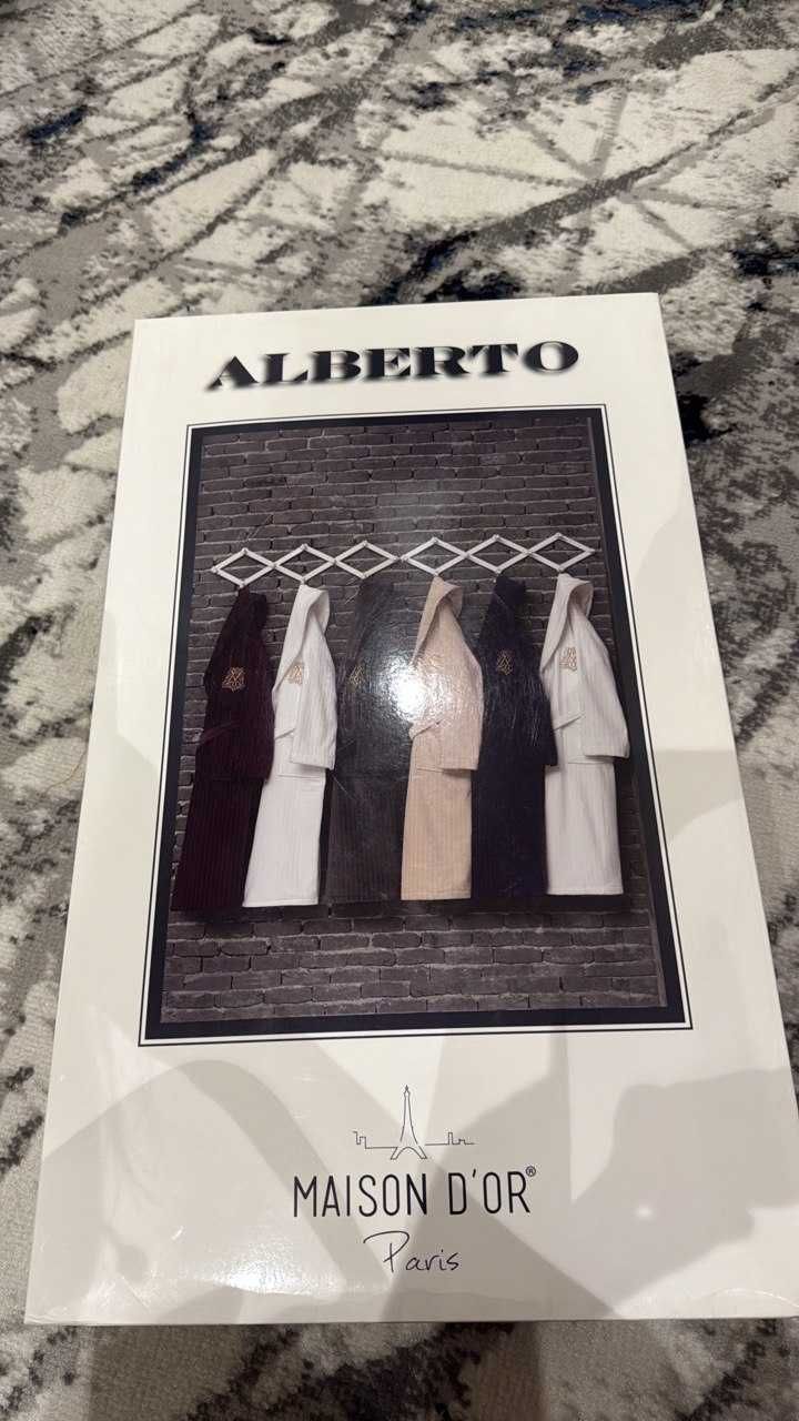 Халат мужской Maison D'or Alberto  White Original