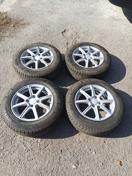 Продам титановые диски с зимней резины r14 4х100