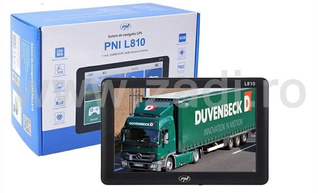 Model camion GPS 7" ecranul - harti Full Europa