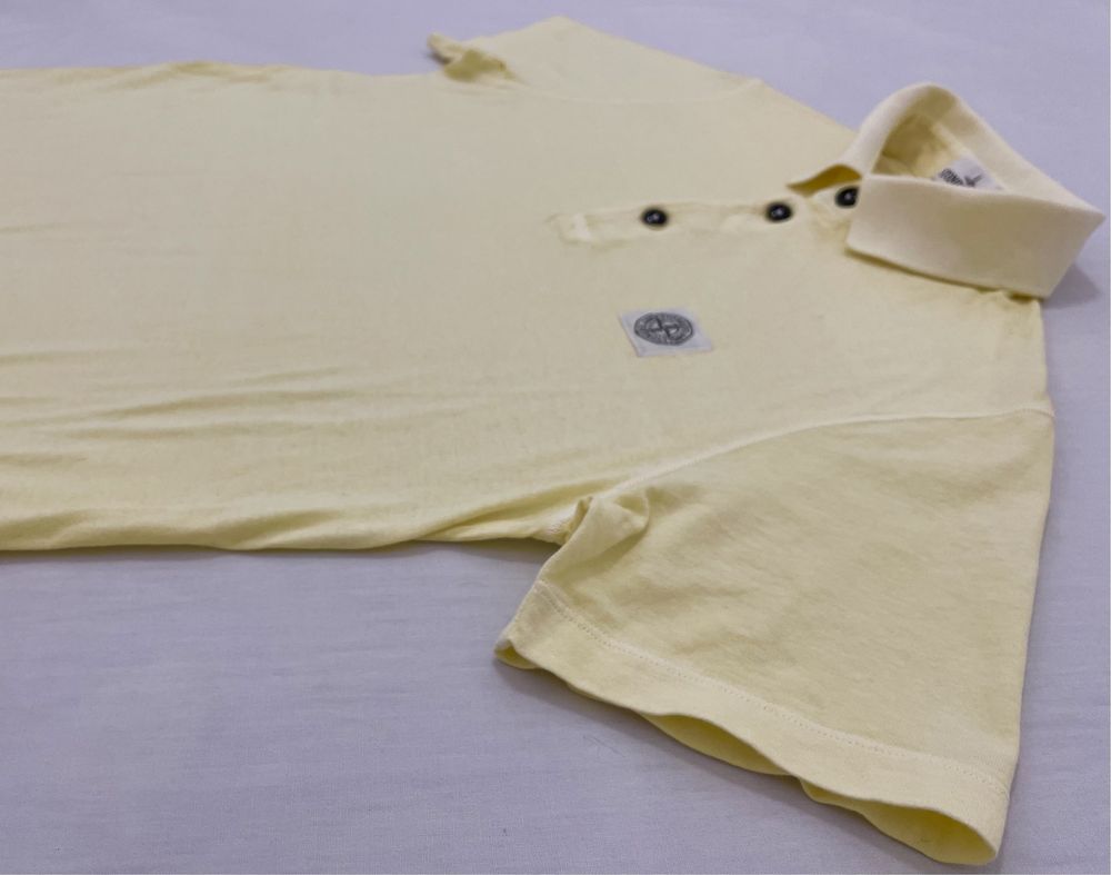 Tricou STONE ISLAND (M/S barbat) ORIGINAL Polo bumbac guler subtire