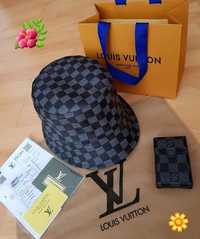 Palarii unisex Louis Vuitton, Prada,Gucci/saculet, eticheta