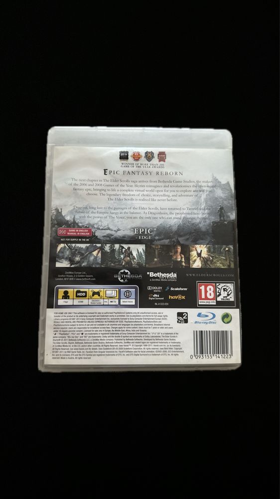 The Elder Scrolls V Skyrim PS3