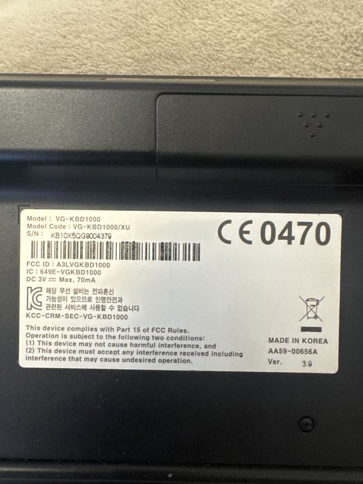 Tastatura SmartTV Samsung cu Touchpad Integrat