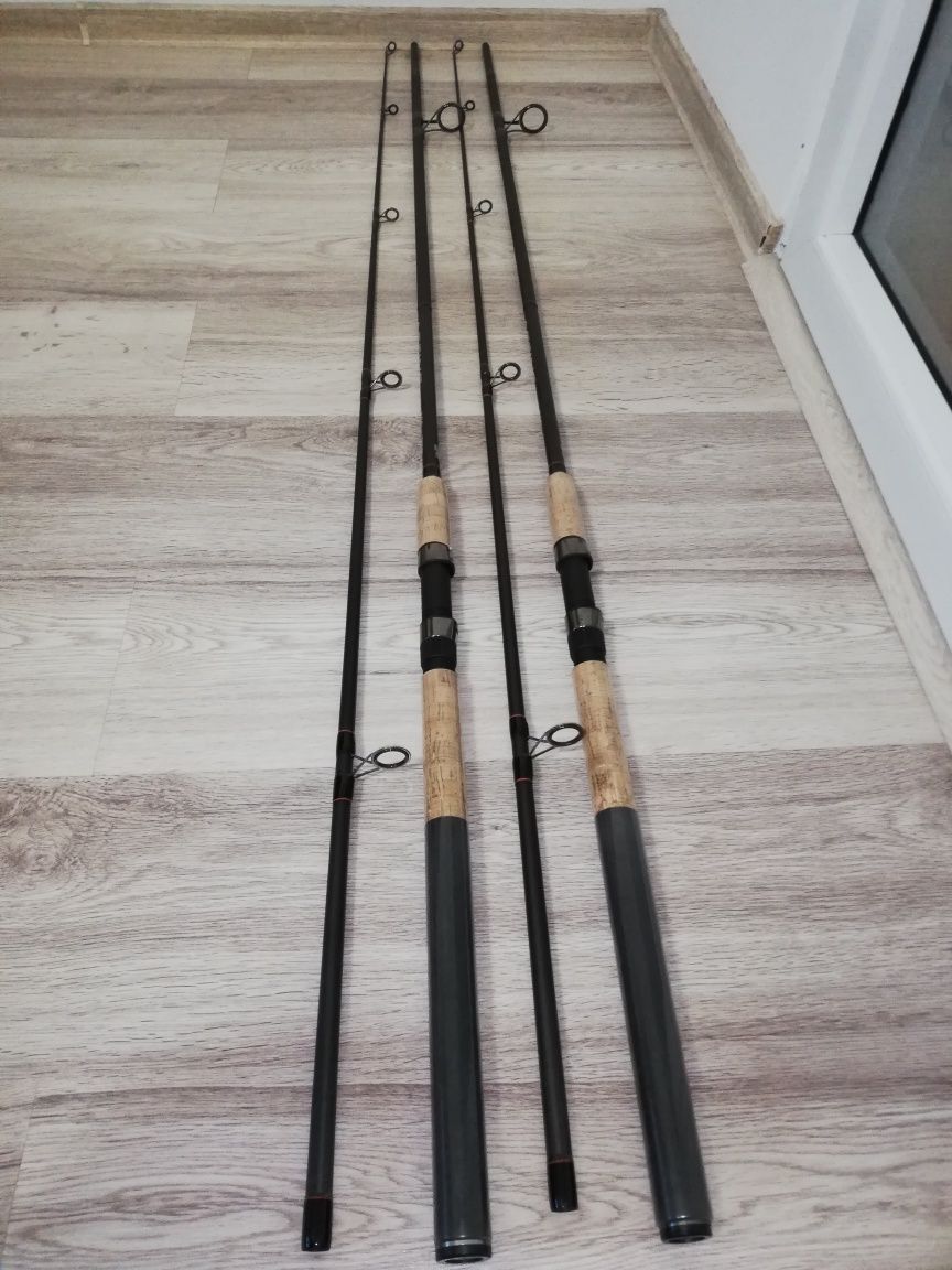 SET 2 Lansete ACTIVE Robinhan 3.0m + 2 Mulinete SAIMINO X 6000