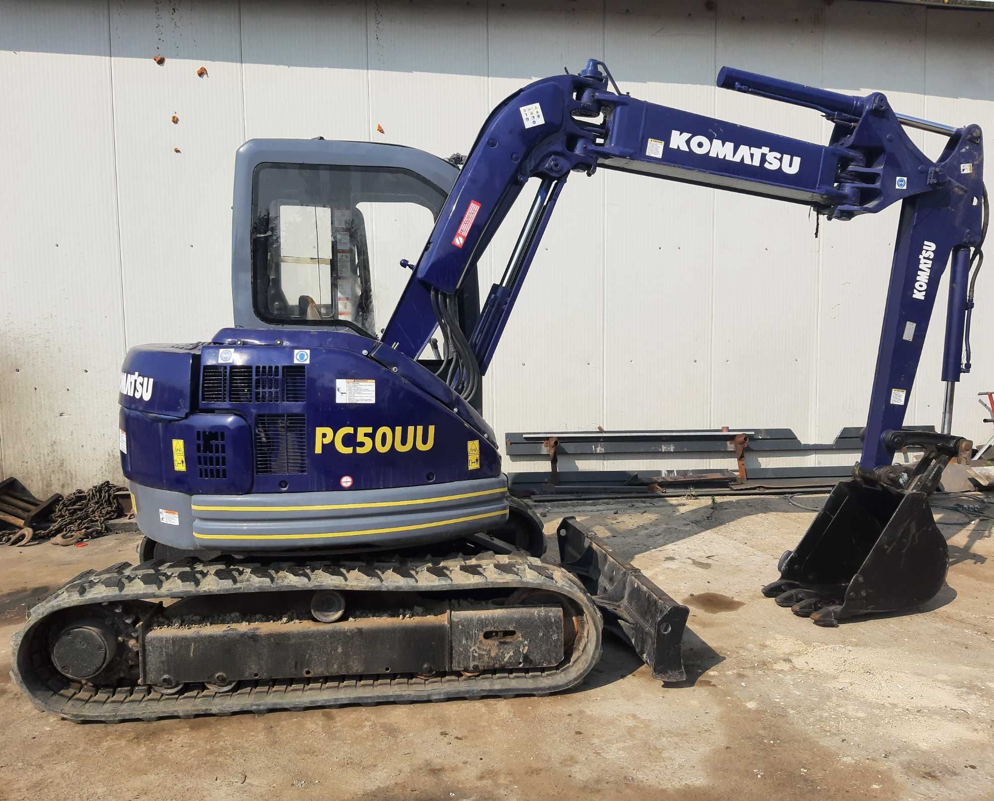 Miniexcavator Komatsu PC50UU-2 , 2005 , 5 tone