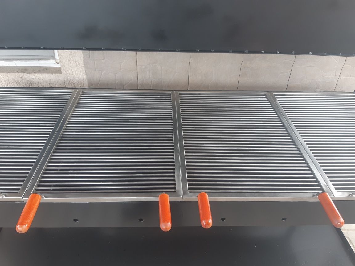 Gratar inox complet  sau  doar  grill ul, plasa gratar cărămidă