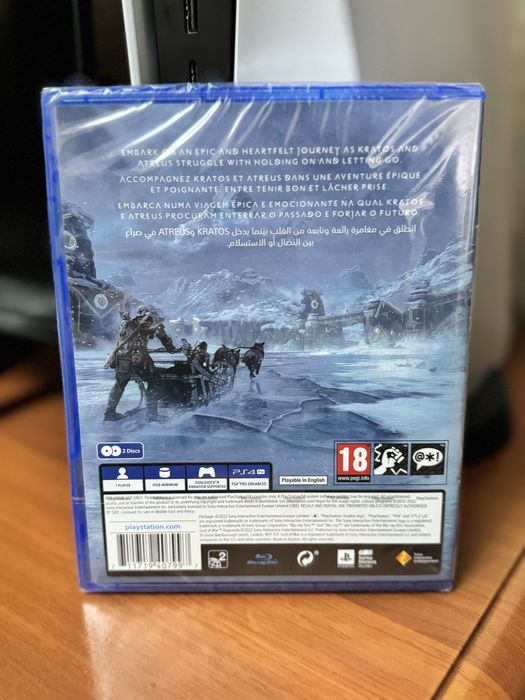 Диск на PlayStation 4 God of War Ragnorek Новый, полностью на русском