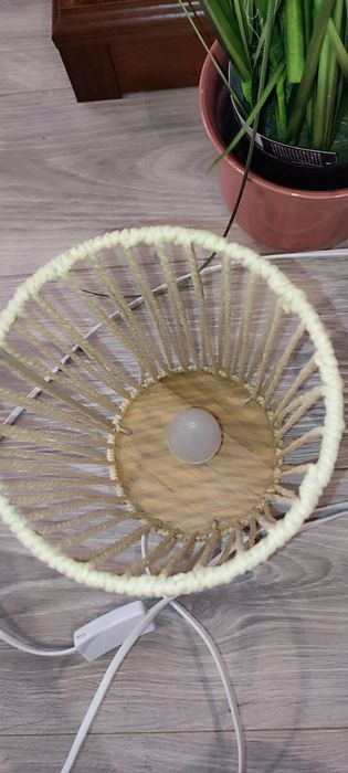 Set două lămpi decorative în stil boem/natural,eticheta, design modern