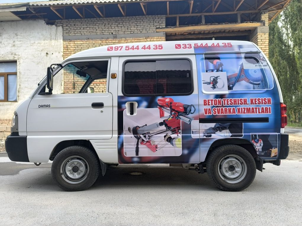 Beton kesish, teshish, eshik ochish beton buzish svarka xizmatlari