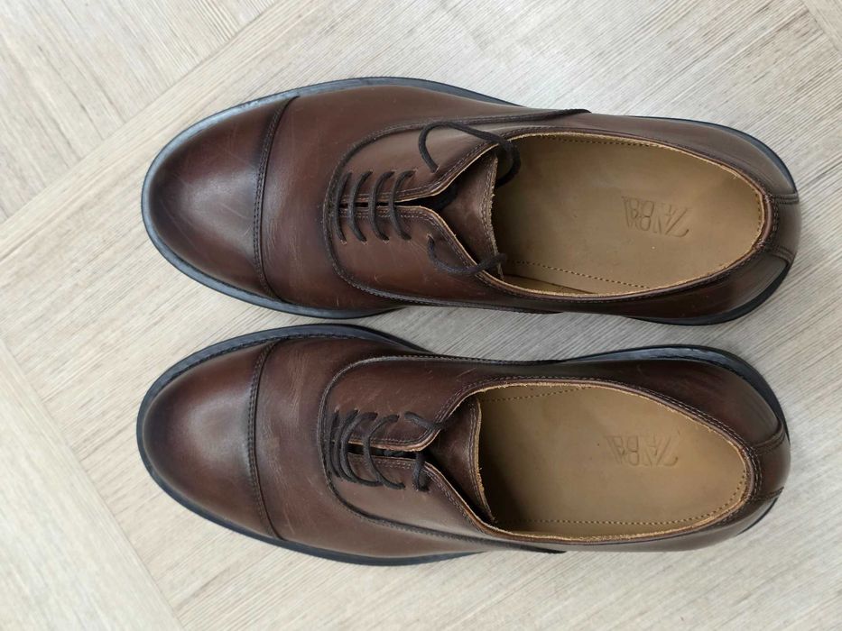 Pantofi maro, eleganți, bărbătești, ZARA 40