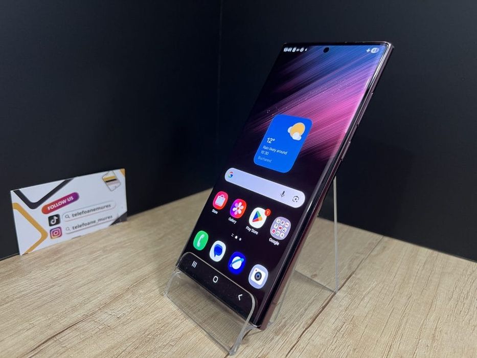 Samsung Galaxy S22 Ultra 256Gb Burgundy Second-Hand Foarte Bun 3 ani g