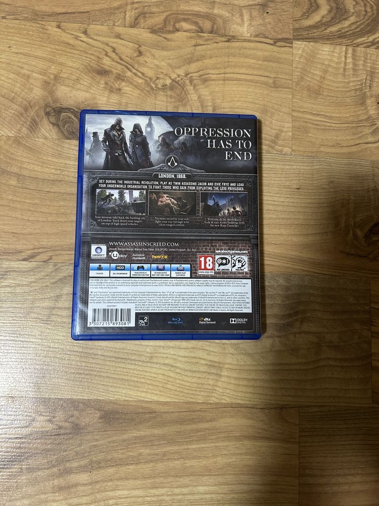 Игра за Ps4 Assassin’s creed Syndicate