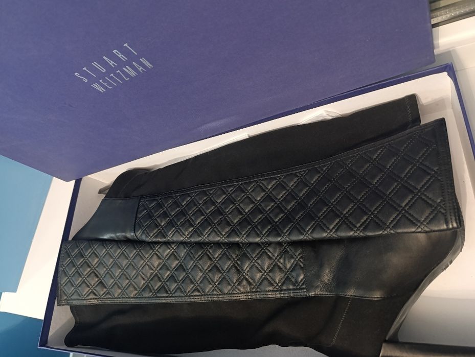 Роскошные сапоги-ботфорты от Stuart Weitzmann,Испания, привозные