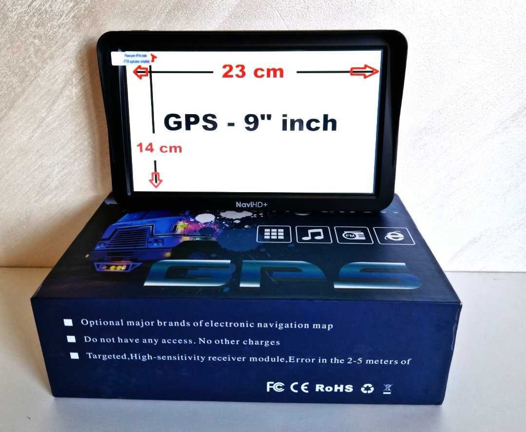 Navigatii GPS - 9"HD,  Actualizate pt Truck,TIR,Camion,Auto. Garantie