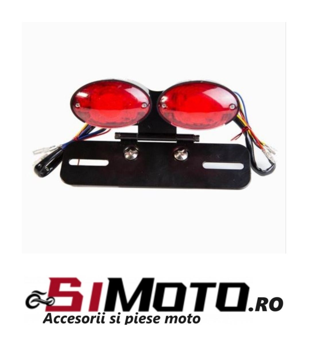 Stop led moto ATV led cu iluminare numar
