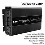 Инвертор EAFC 7000 W, чиста синусоида, DC 12V до AC 220V 50HZ