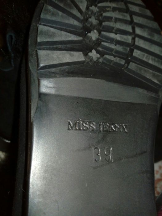 Черни боти естествен велур Miss Jeany, N 38