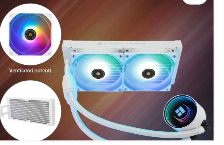 Cooler CPU TR Frozen Notte 240 BLANC ARGB,