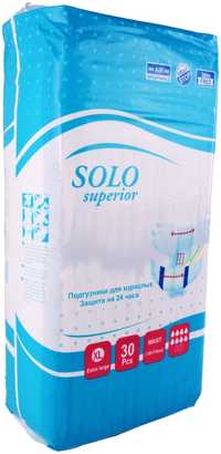 Подгузники для взрослых SOLO размер XL