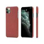 Husa pentru Apple iPhone 11 Pro  Pitaka  MagEZ Car Herrignbone  Rosie