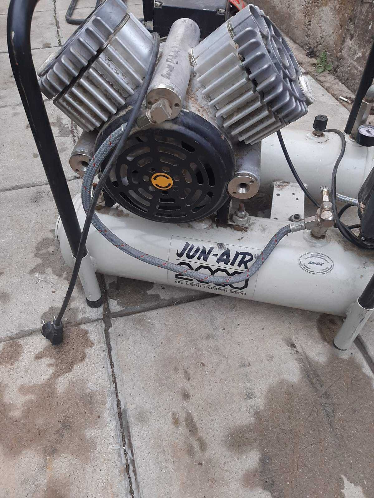 Безмаслен компресор -Jun-Air