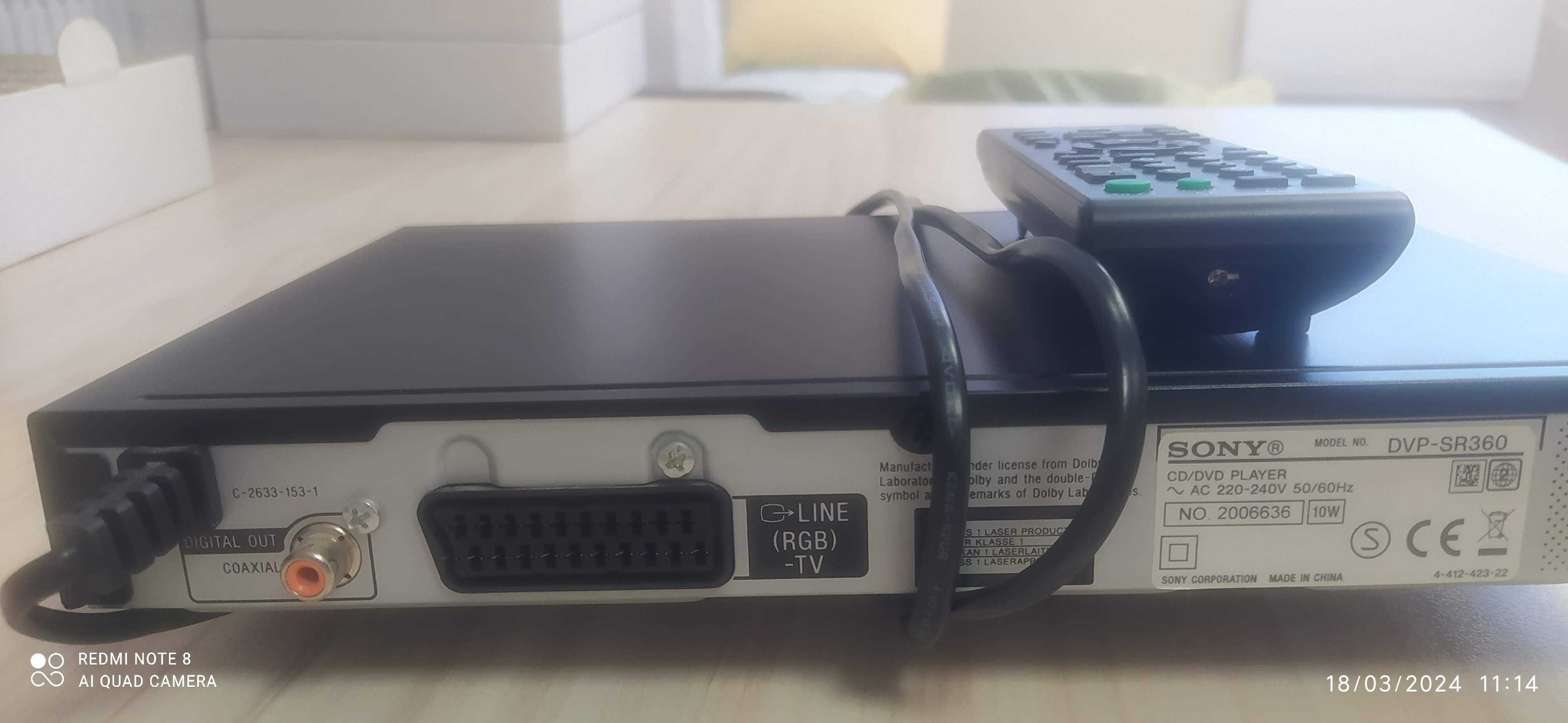 ДВД плеър / DVD player Sony DVP