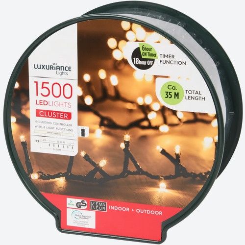 Instalație luminoasa de Crăciun 1500 leduri, 35 metri