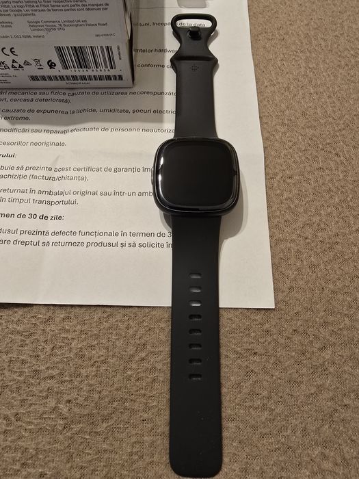 Smartwatch Fitbit sense 2 nou nout cu acte garantie, plati NFC, amoled