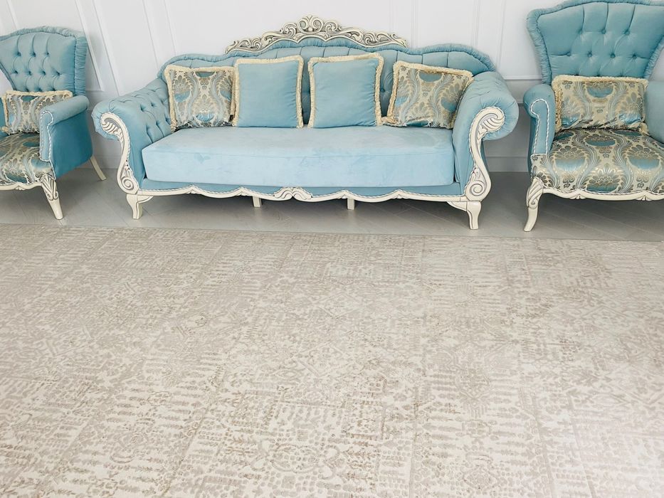 Мягкая мебель, диван и кресла, натуральное дерево, производство Турция