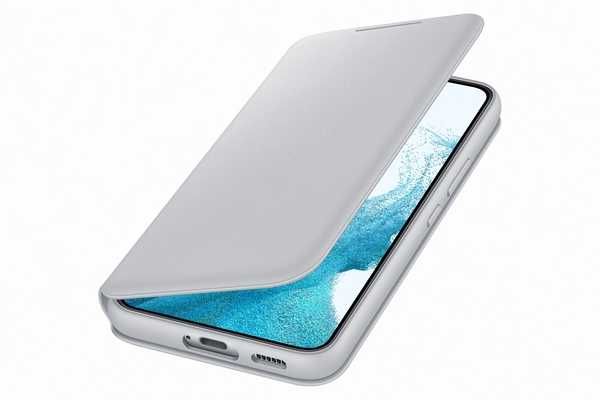 Husa Samsung S22 Smart Clear View Cover/Smart Led View/2 folie ecran