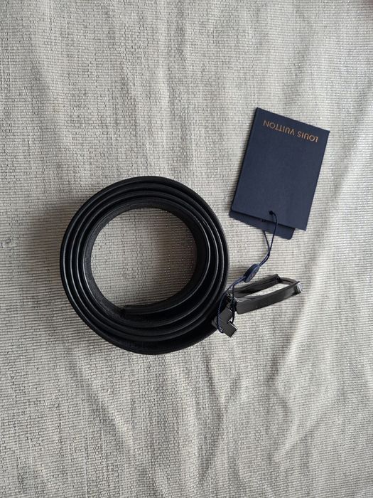 Мъжки колан Louis Vuitton- двулицев 100% кожа