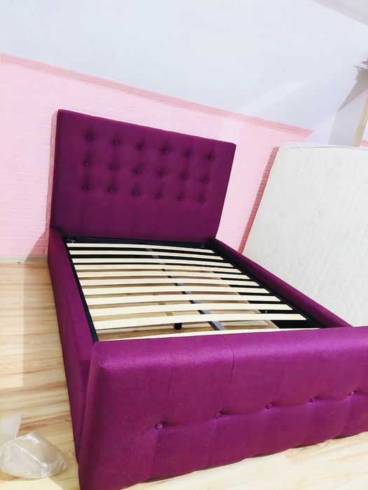 Pat rezistent cu lada de depozitare si garantie de la 1350