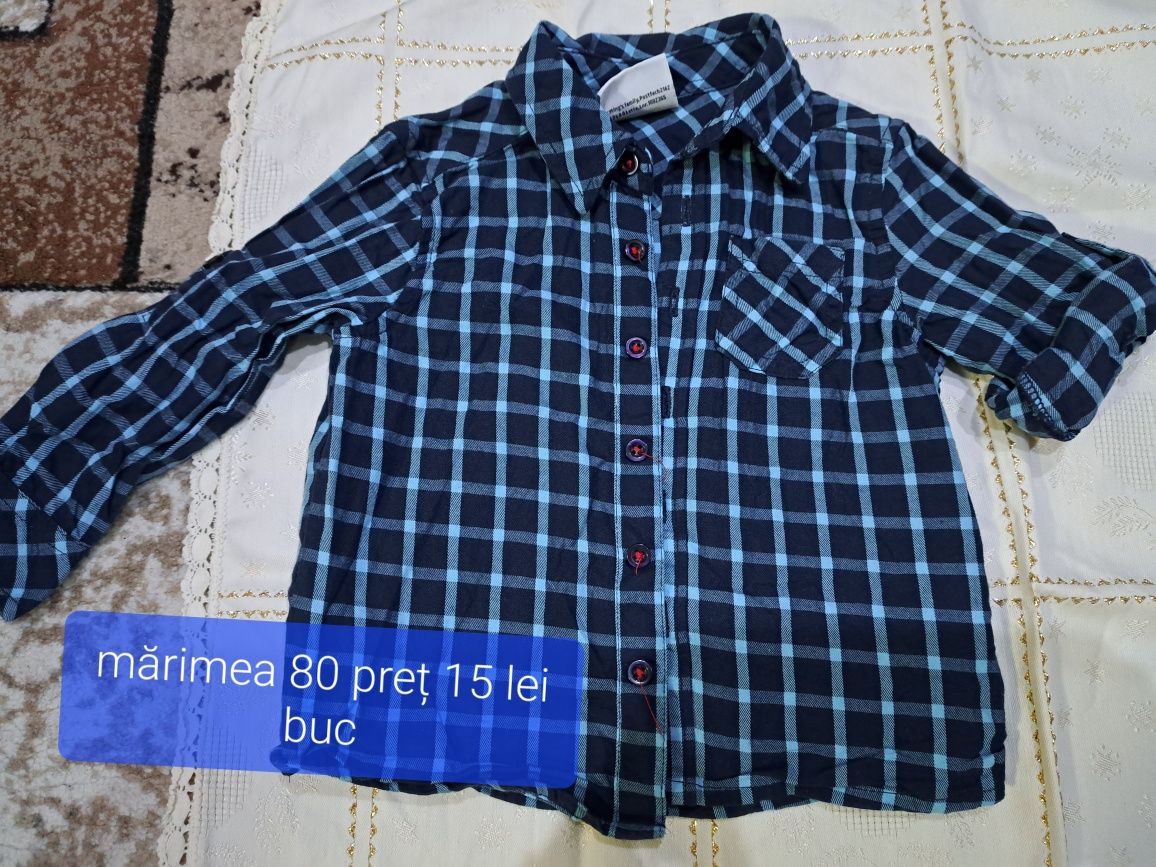 Tricouri, cămăși, pantaloni  copii  mărimea 80-86