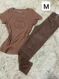 Compleu Gucci dama pantaloni si tricou