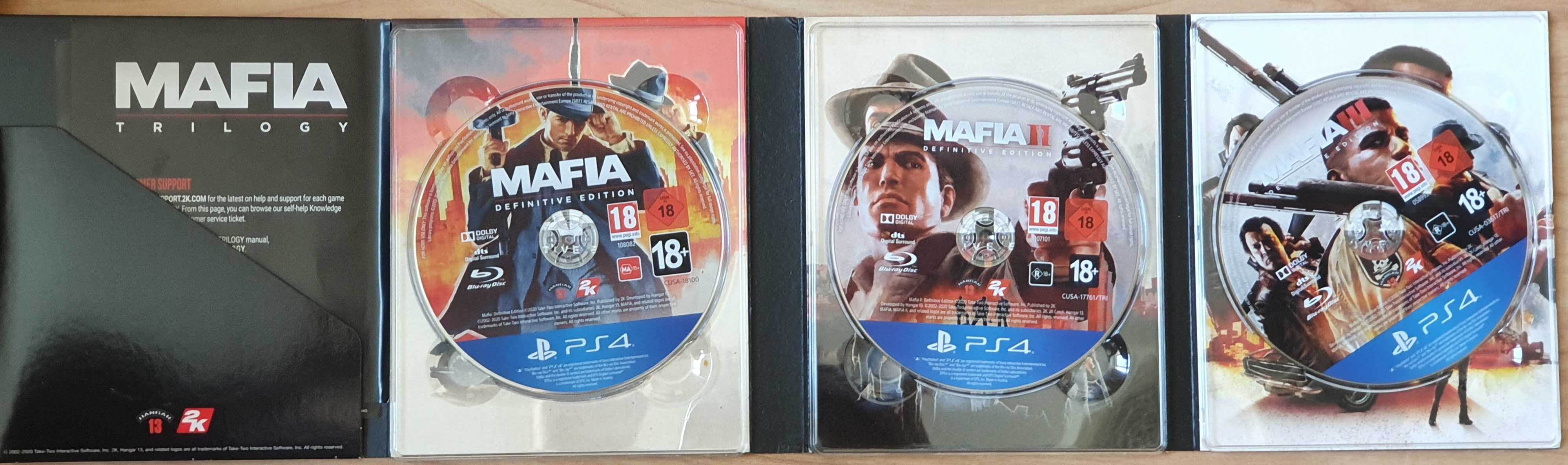 Mafia Trilogy PS4 Playstation 4 Плейстейшън 5 PS 3 игри Мафия трилогия