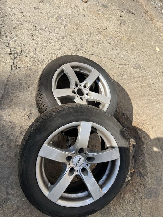 Jante 4 bucati + anvelope de iarna 225 50 17, BMW x1, seria 1, seria 3
