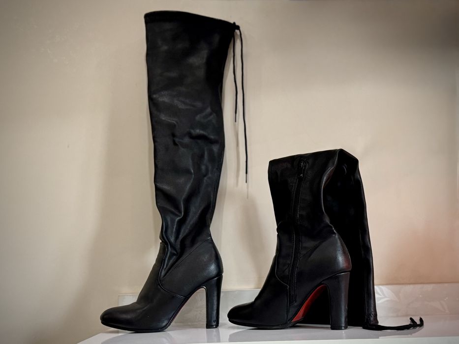 Чизми с дебел ток