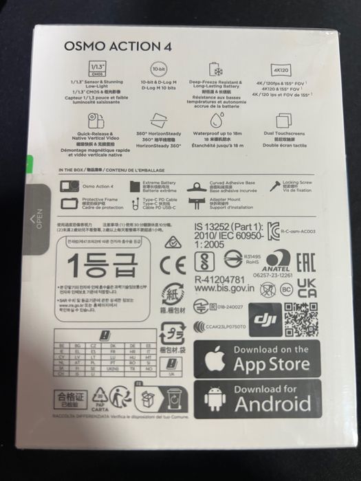 DJI Osmo Action 4 (Standard Combo) - чисто нова