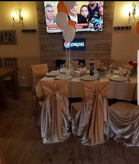 Esarfe scaune somon și mov 5lei buc