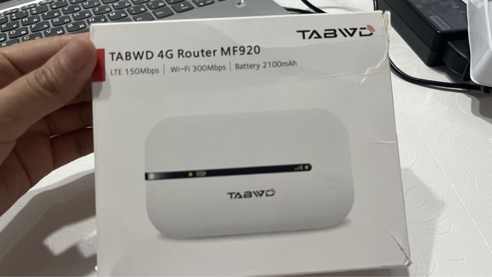 Роутер (модем) марка: tabwd 4g router mf920