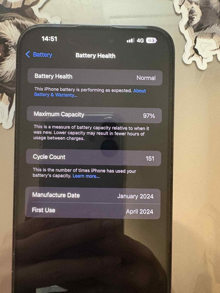 Iphone 15 pro max black 256gb гаранция