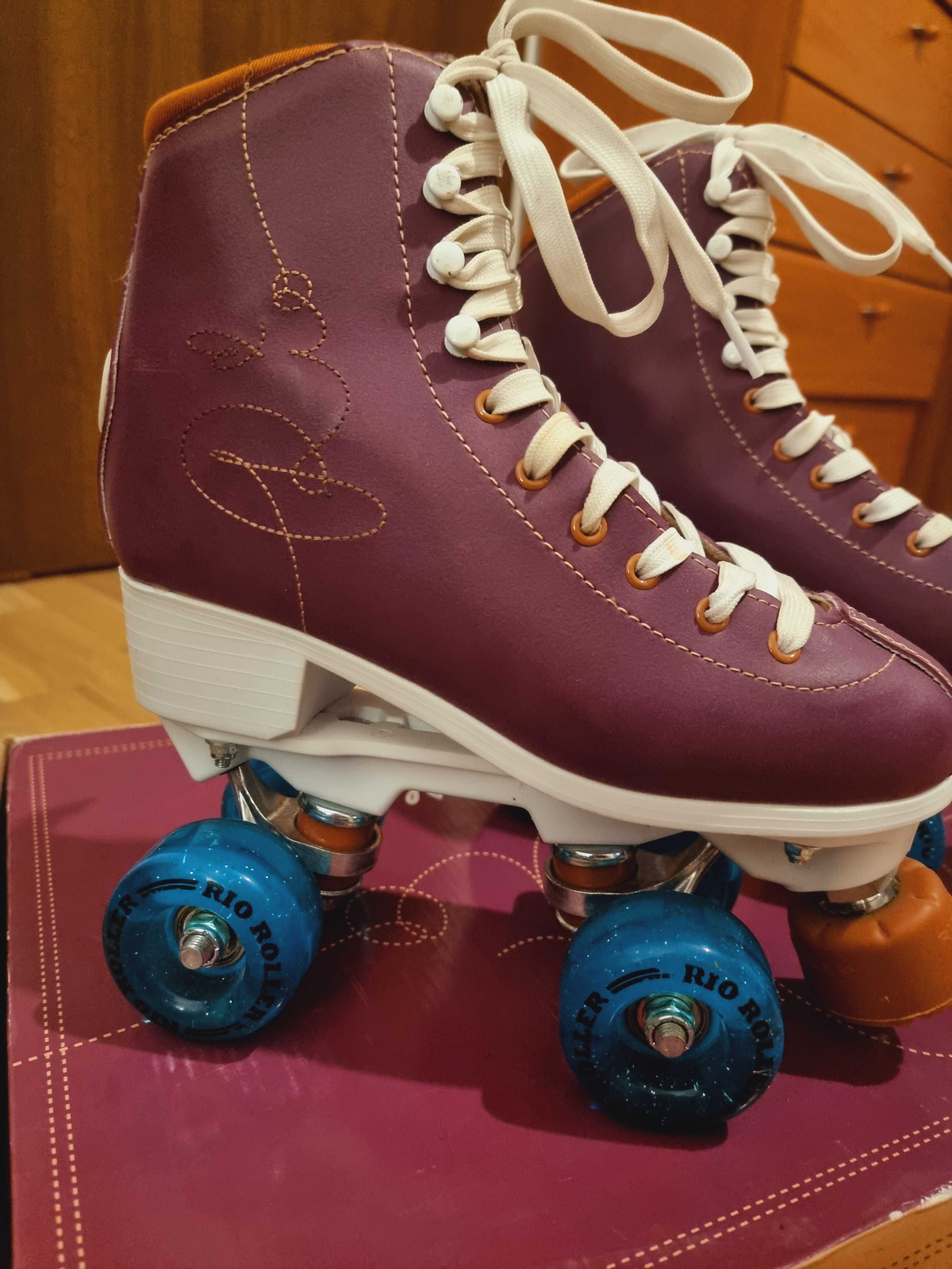 Patine cu rotile - Rio Roller Signature Purple marimea 37