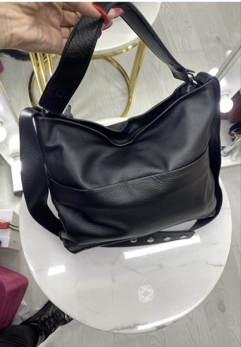 Сумка-шоппер натуральная кожа