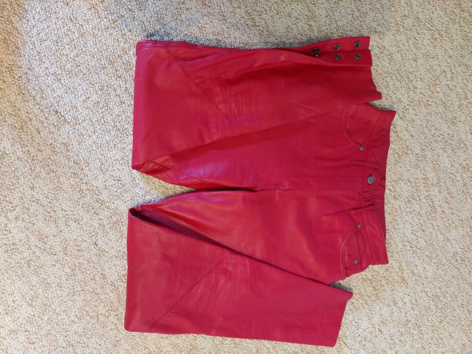 pantaloni de piele dama Harley Davidson , S