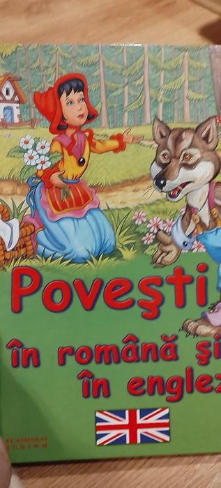 Carte de povesti în romana și engleza