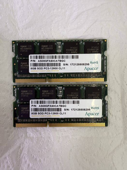 DDR3 8GB SOD PC3-12800 CL11