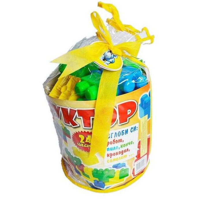 Конструктор 24 части, големи елементи